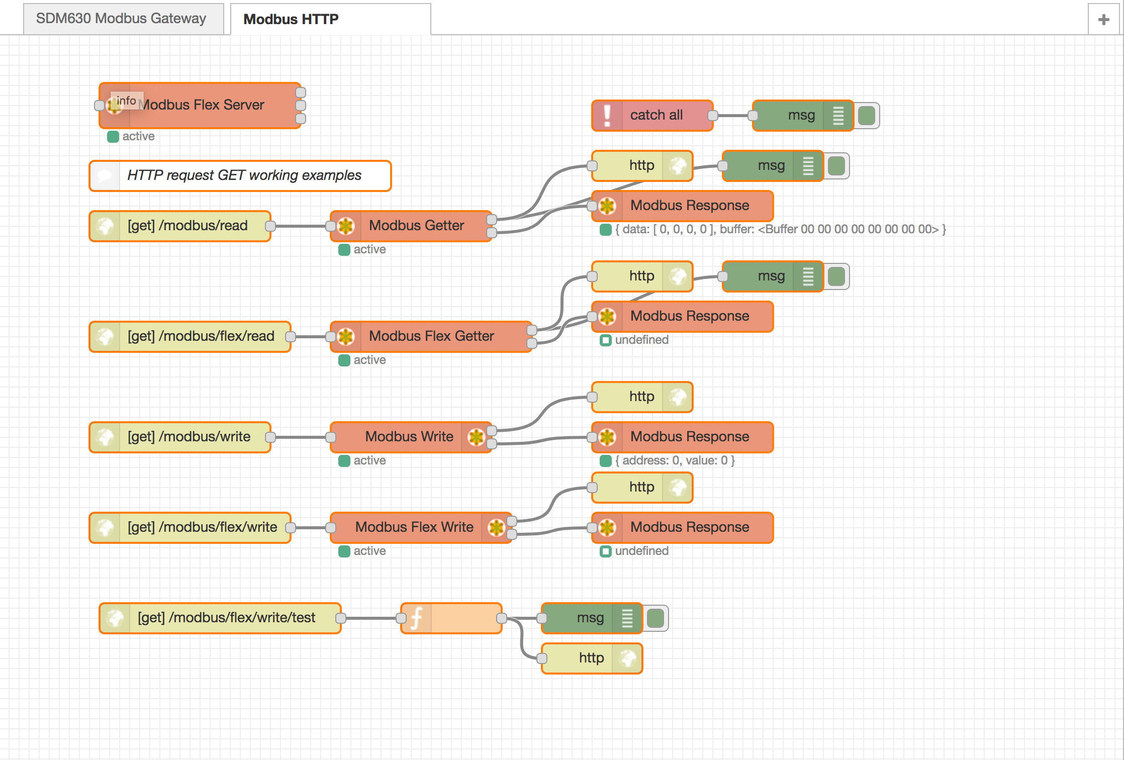 Modbus Node-RED